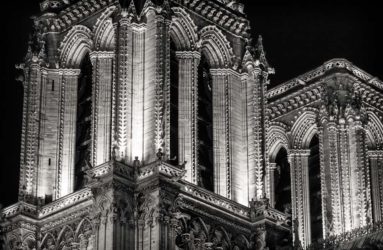 Notre Dame At Night, Paris, France